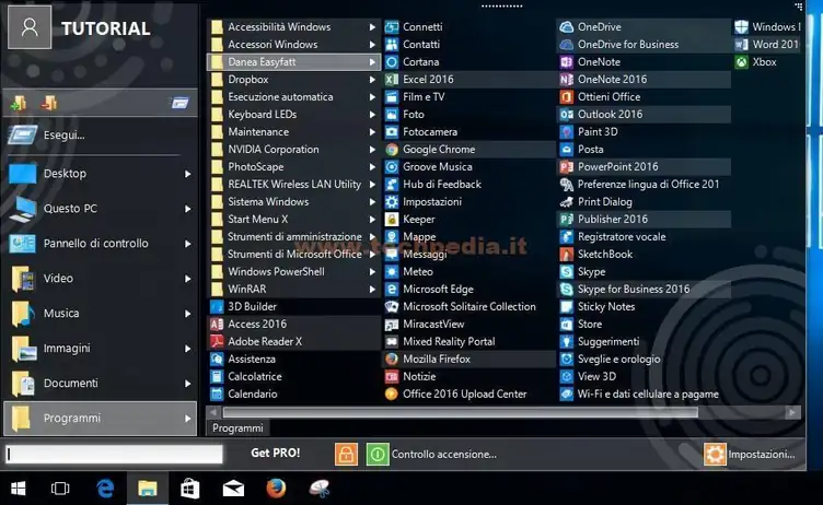 START MENU X 050